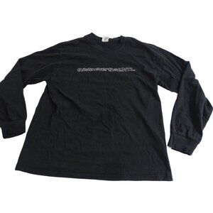 Thisisneverthat Long Sleeve Crewneck T-Shirt Men Size XL Black Casual Classic